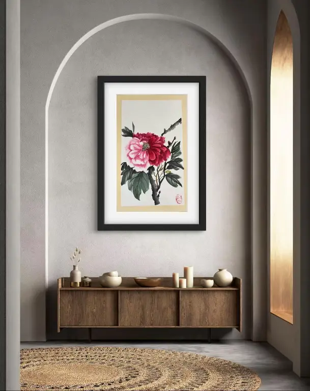 Image for China's national flower peonies
