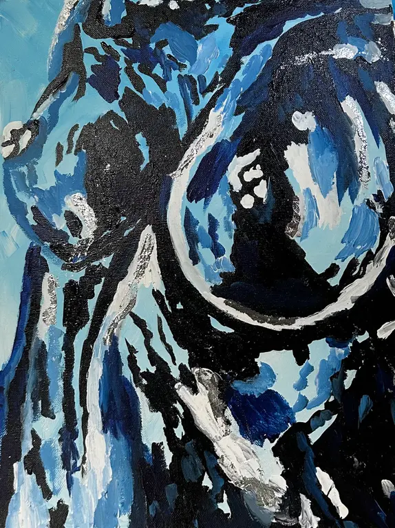 Image for Blue nude abstract