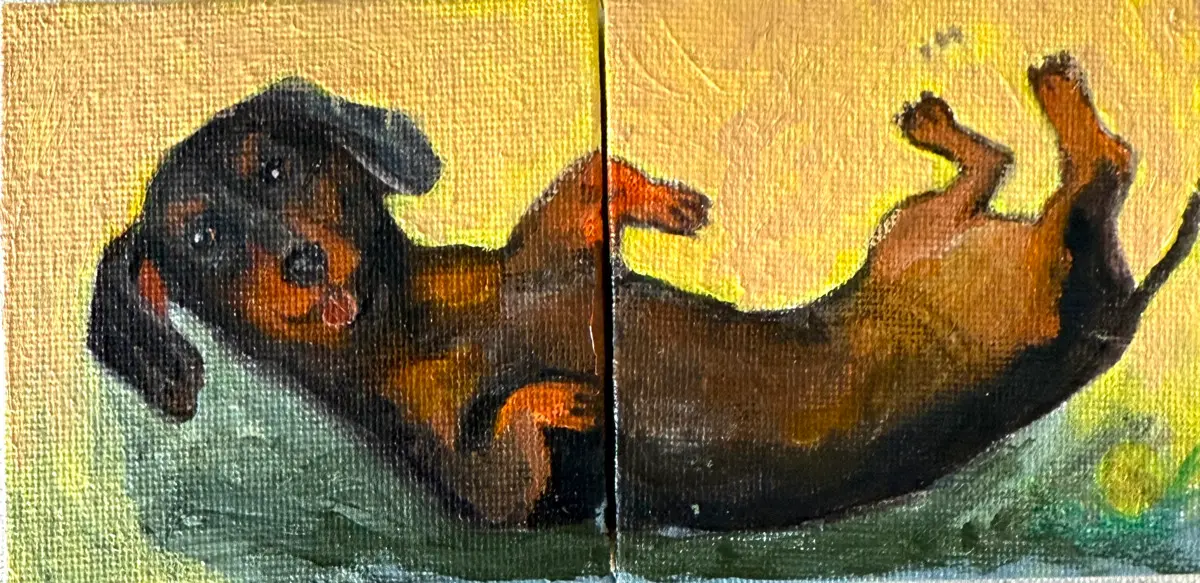 Image for Dachshund diptych