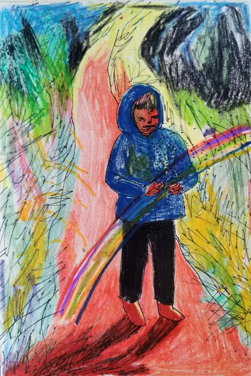 Image for Boy with a rainbow