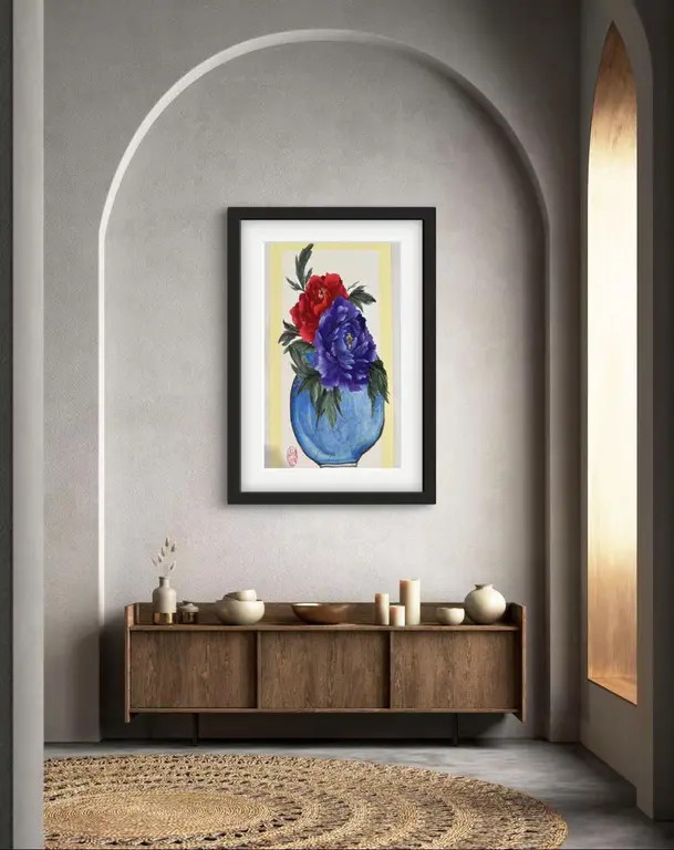 Image for China's national flower peonies