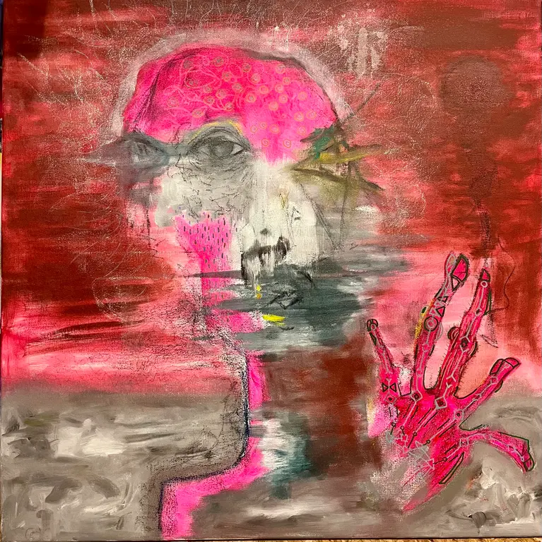 Image for Study for a face in pink