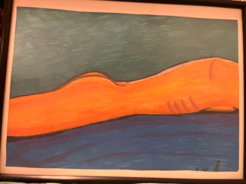 Image for Nude on her belly