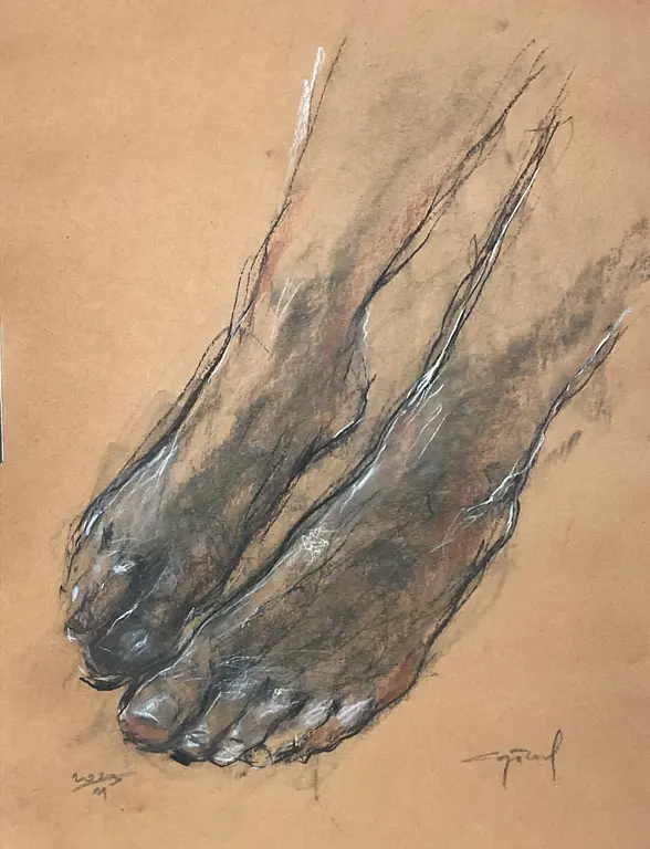 Image for The feet of ballerina dancer