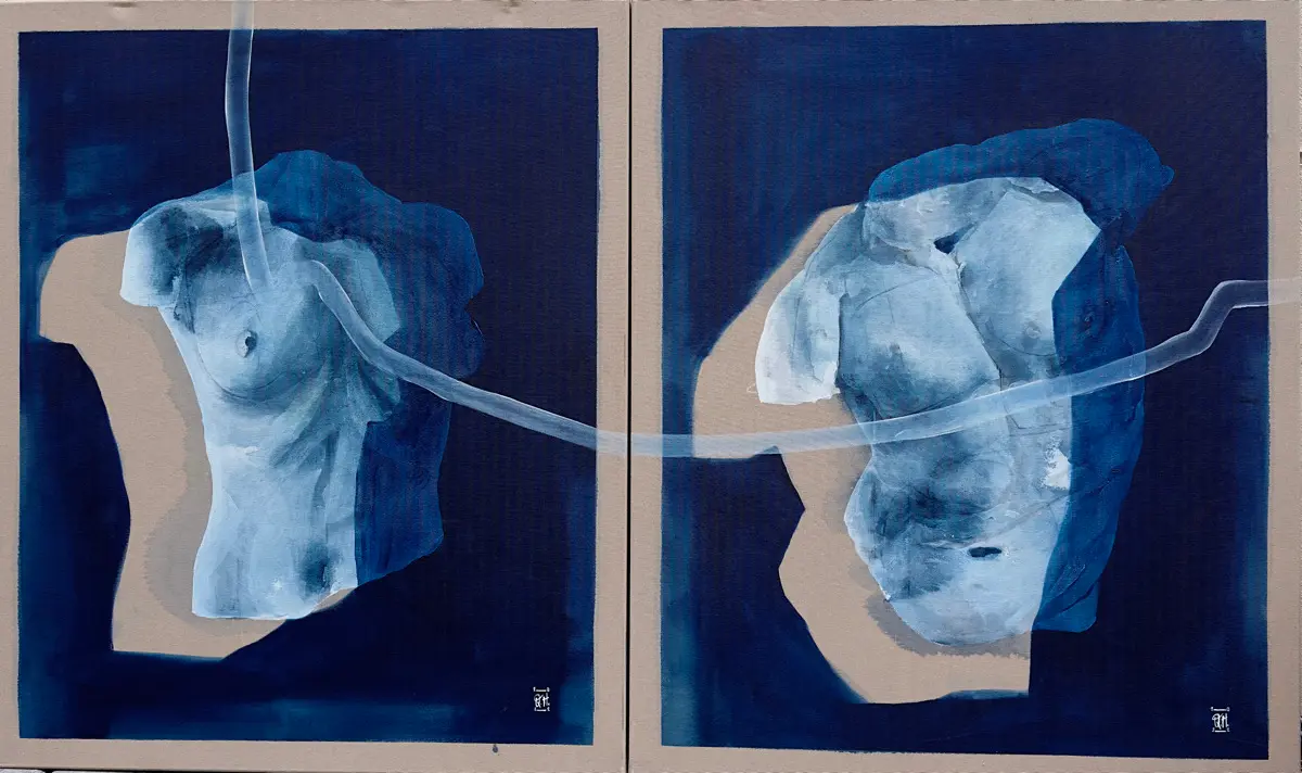 Image for Kalokagathia torso diptych