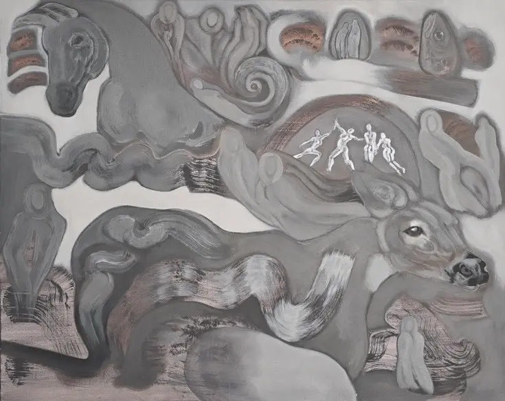 Image for the Doe, the Trout and the Gelding visit the Quiet Place where there is Wind and Rain