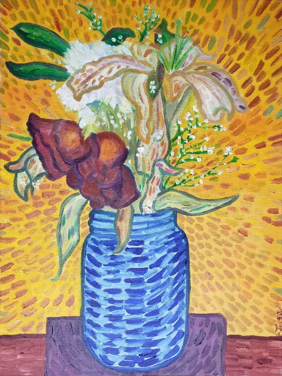 Image for "Le Pot Aux Fleurs de Noel" aka "The Jar of Flowers from Christmas"