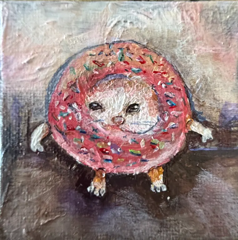 Image for Cat and donut
