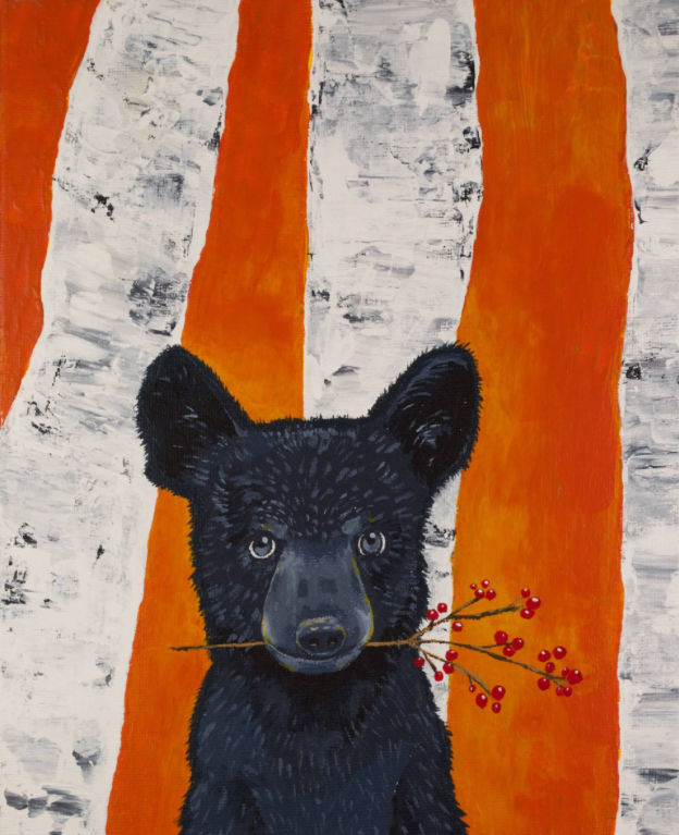 Image for Black Bear Cub Red Berries