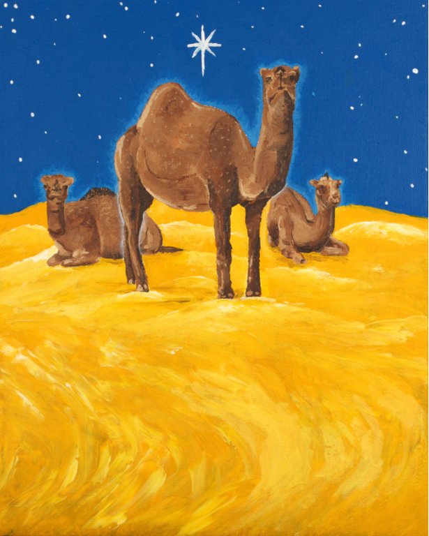 Image for Camels Under Star of Bethlehem