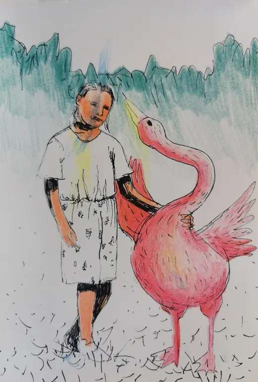 Image for Girl with a swan