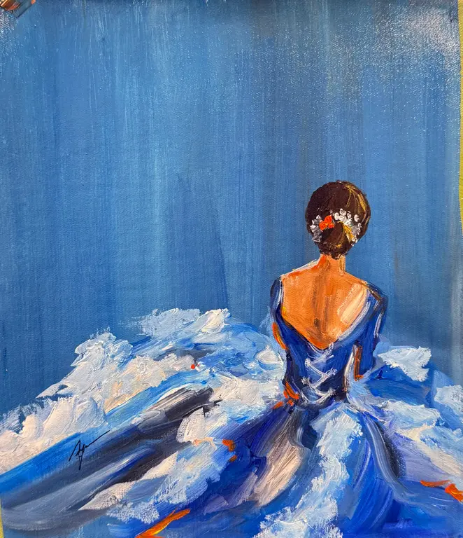 Image for Blue woman