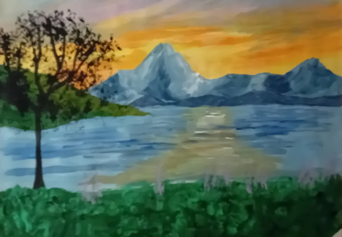 Image for Sunset at lake