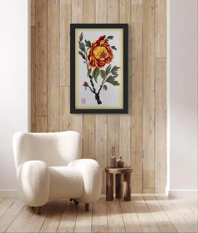 Image for China's national flower peonies