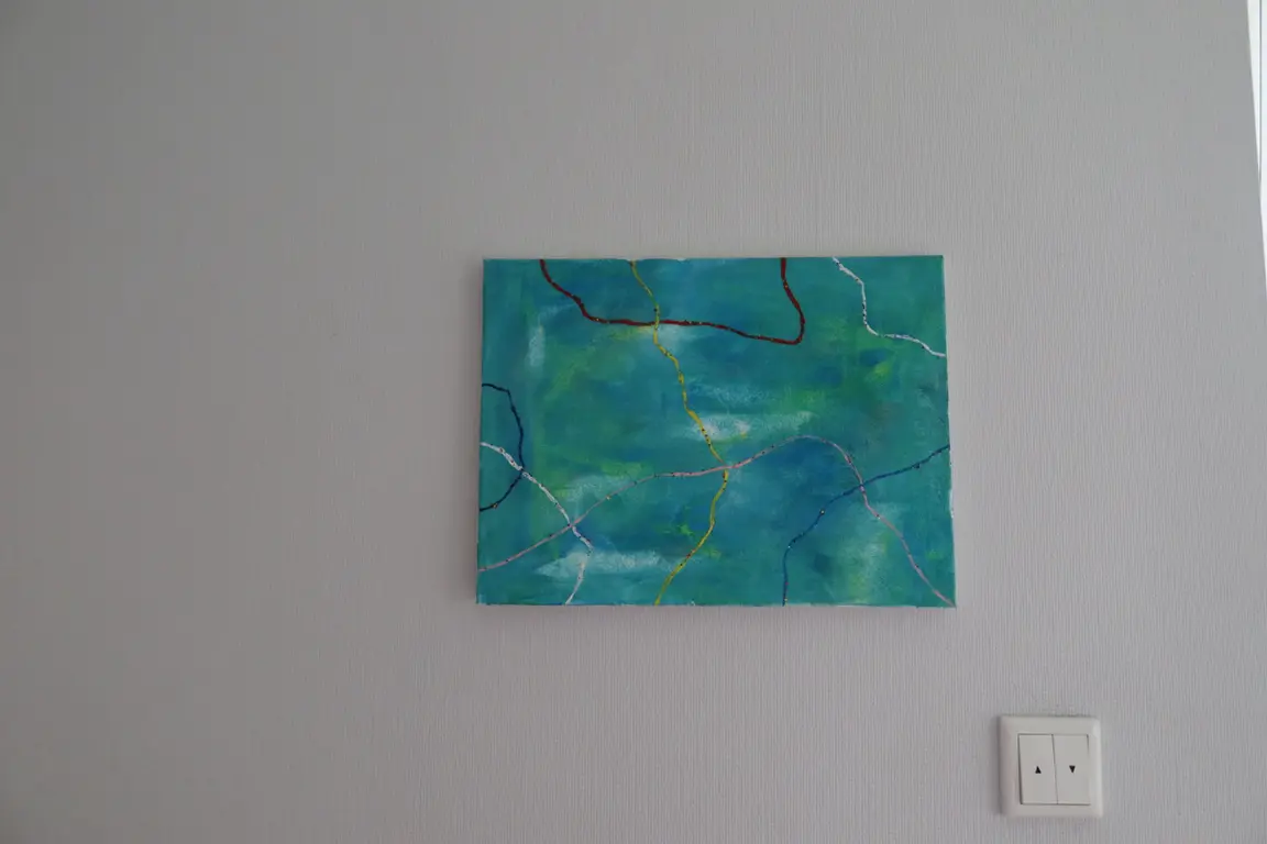 Image for Blue Colours Acrylic Painting
