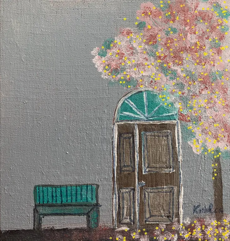 Image for Door with the bench outside