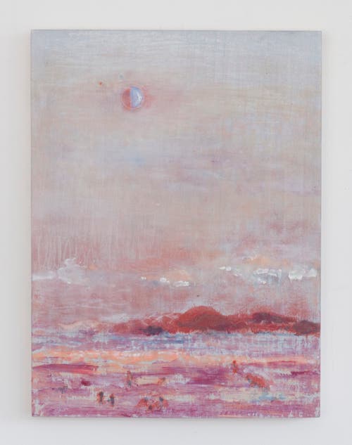 Picture of Half Moon at Pink Sunset