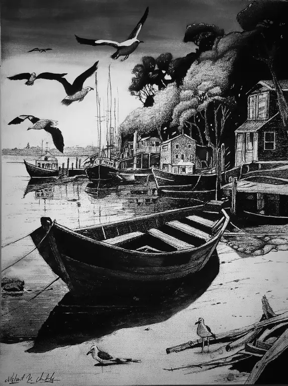 Image for Tranquil Harbor – The Dance of Stillness and Motion