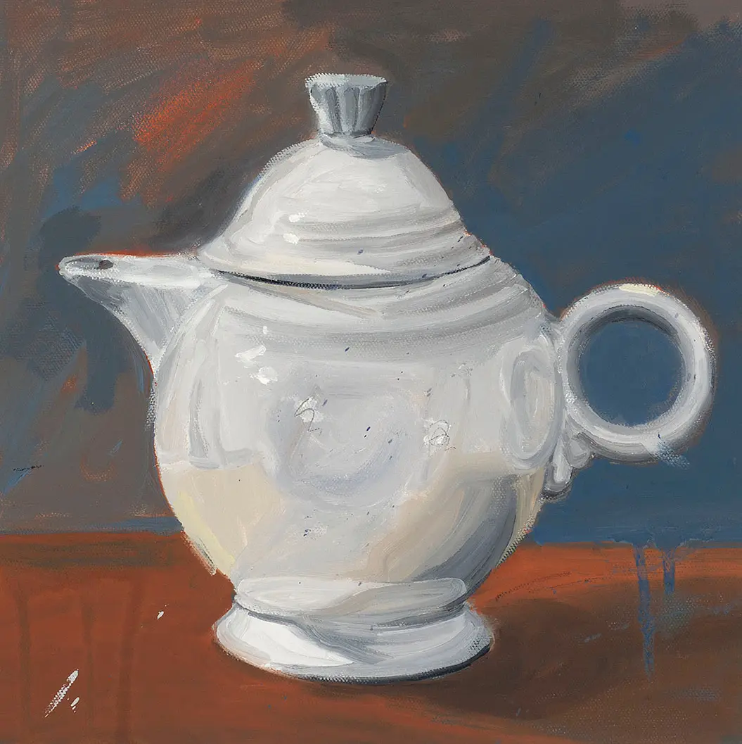 Picture of White Teapot
