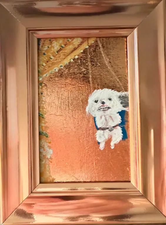 Image for Cute Puppy on Swing