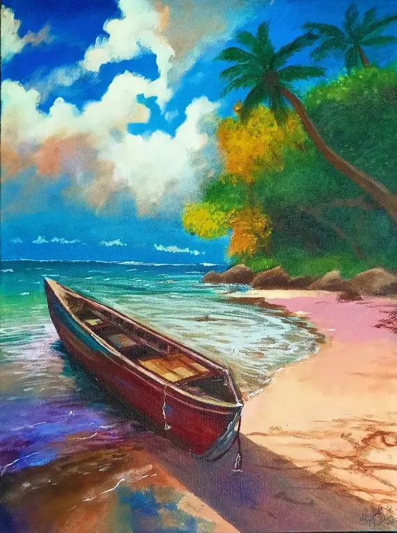 Image for Seascape with Boat