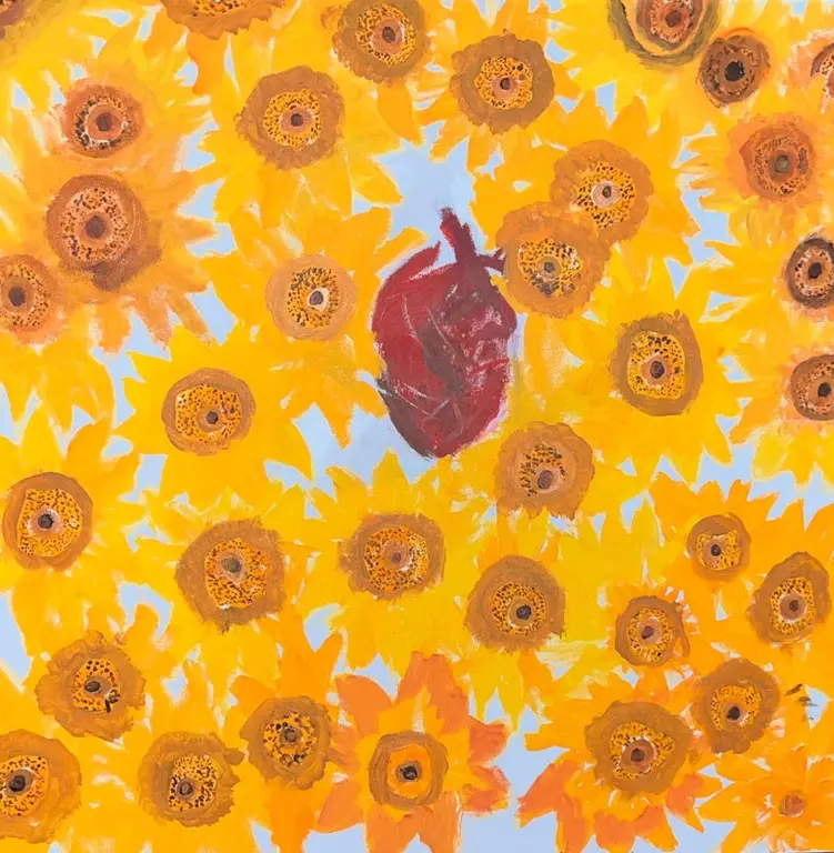 Image for My heart lies in a bed of sunflowers