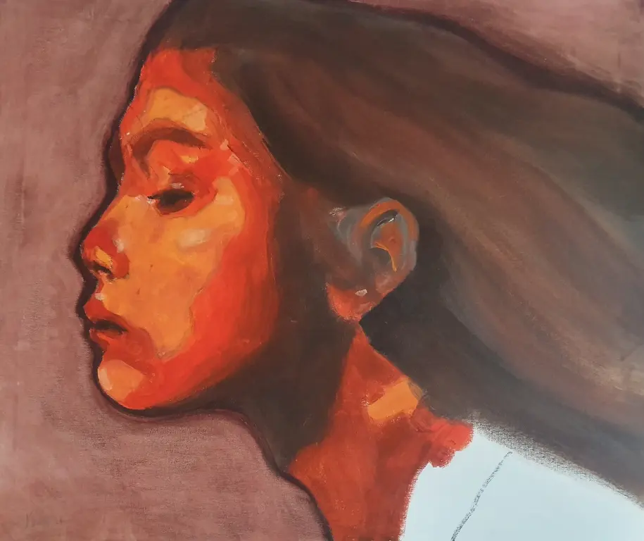 Image for Girl with orange Face