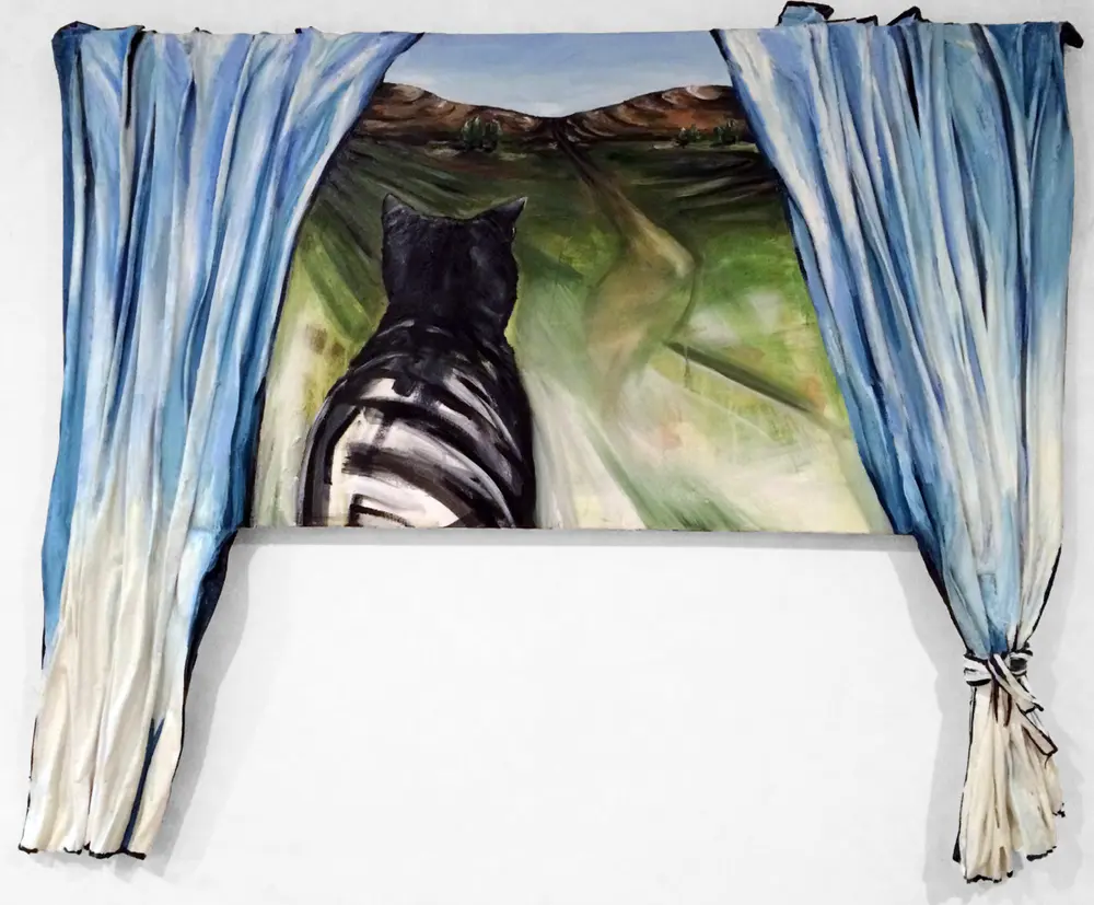 Image showcasing PICTURE WINDOW: MICE VIEW by Efrat (Effi) Baler-Moses - Peggy