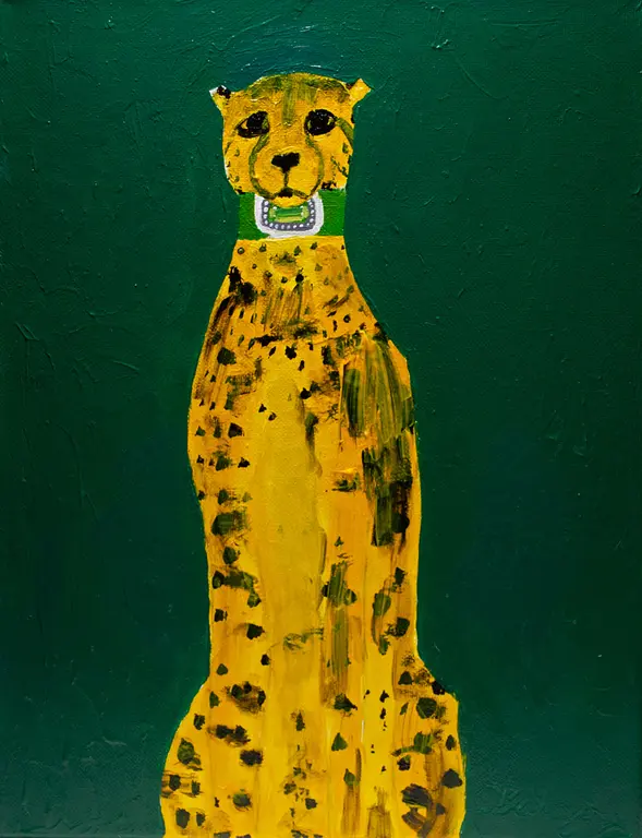 Image for Twin Cheetah with an Emerald Collar