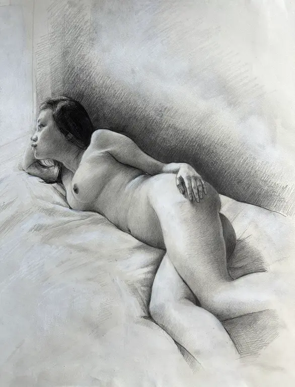 Image for nude Girl Lounging