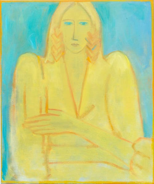 Picture of Lady In Yellow And Blue