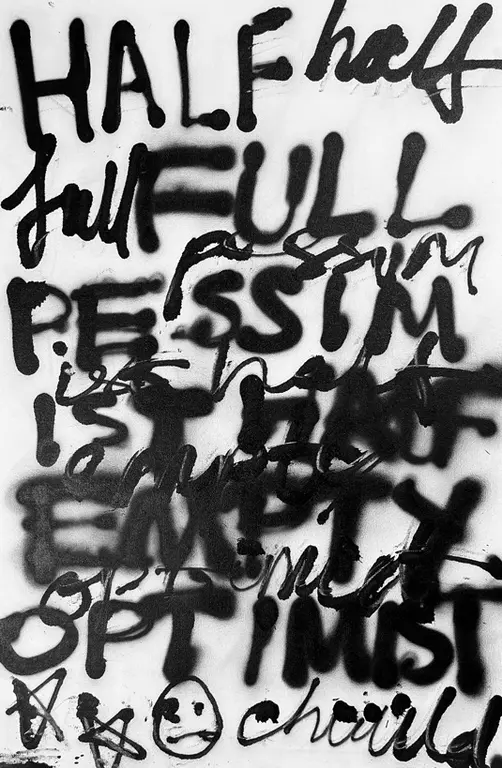 Image for half full pessimist half empty optimist